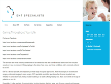 Tablet Screenshot of entspecialists.com.au